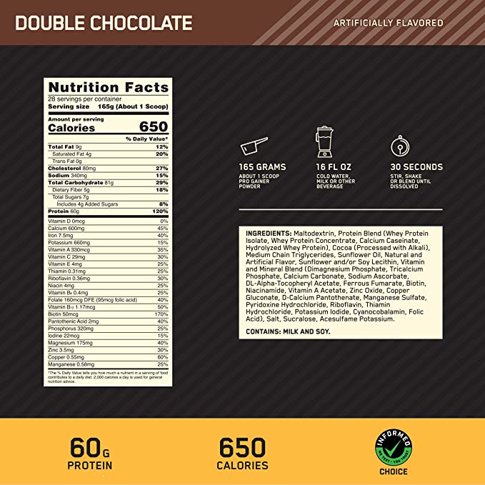 Optimum Nutrition - Gold Standard Pro Gainer
